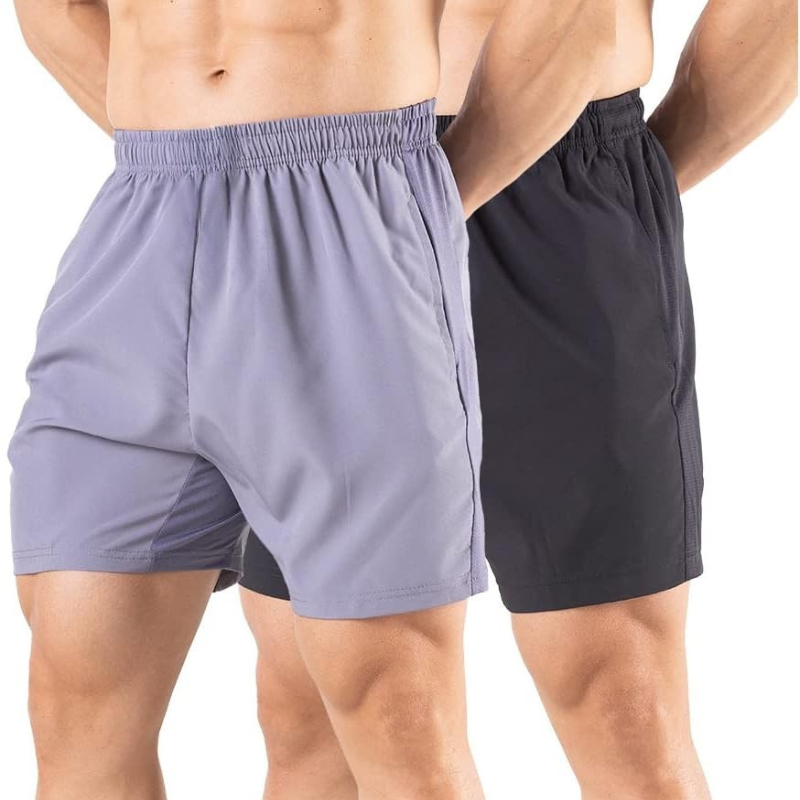 Pack 2 Quick Dry Athletic Shorts –  Comfort and Everyday Wear-Waves And Trunks