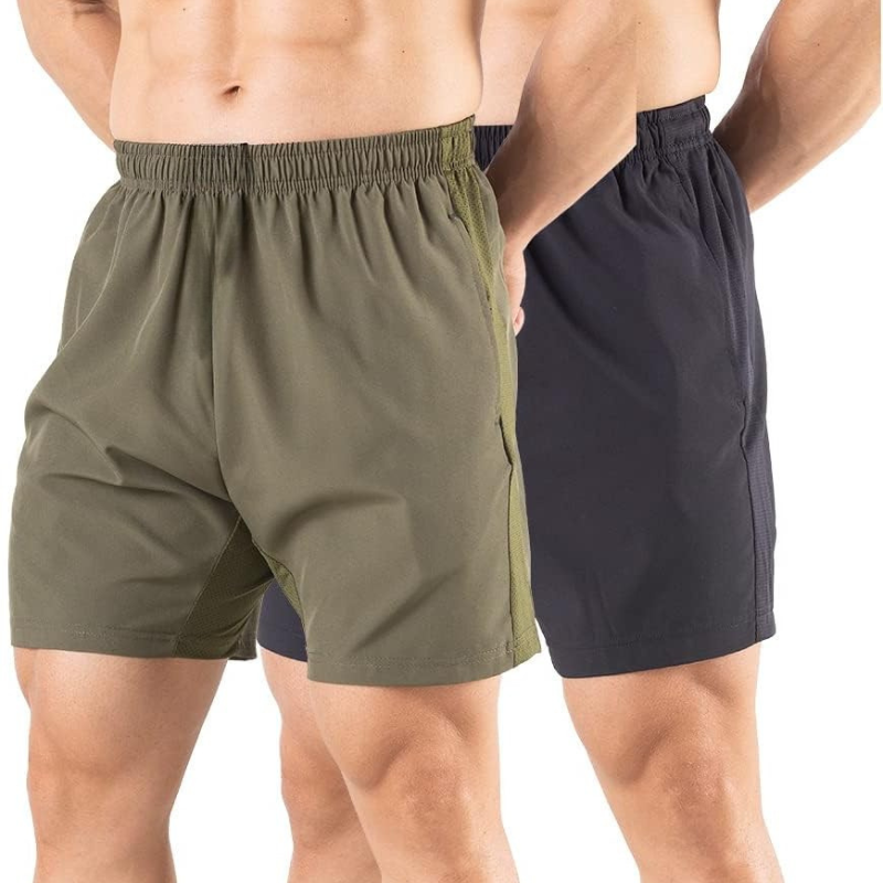 Pack 2 Quick Dry Athletic Shorts –  Comfort and Everyday Wear-Waves And Trunks