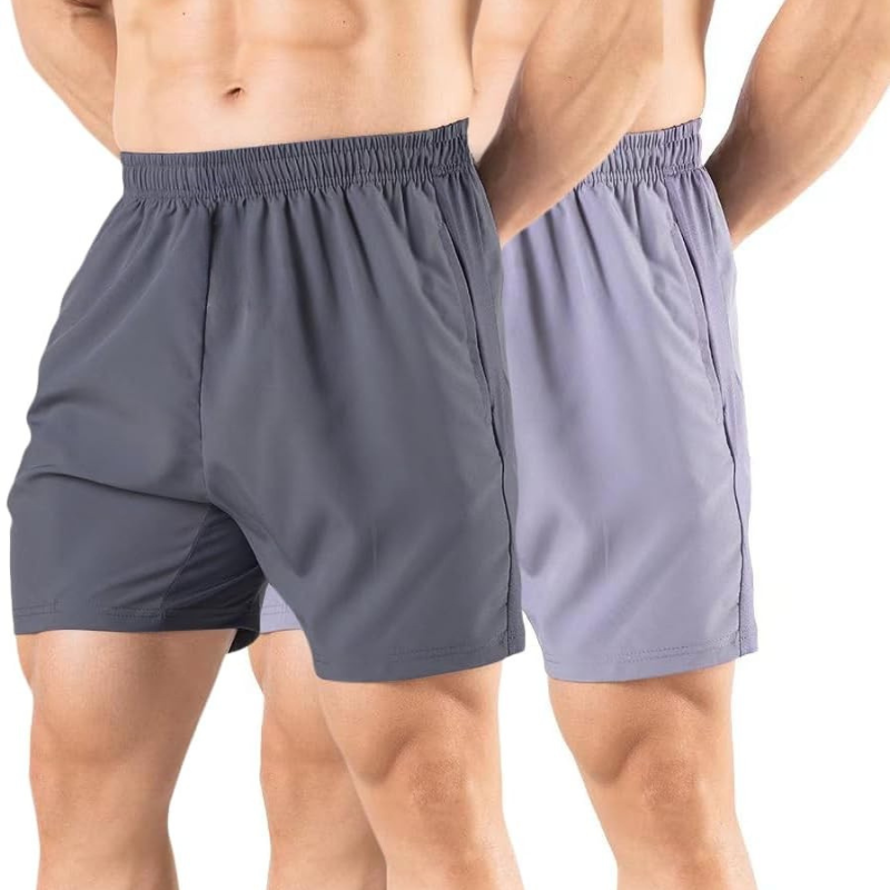 Pack 2 Quick Dry Athletic Shorts –  Comfort and Everyday Wear-Waves And Trunks