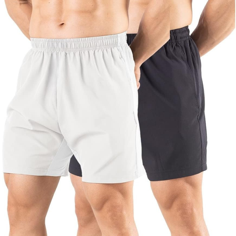 Pack 2 Quick Dry Athletic Shorts –  Comfort and Everyday Wear-Waves And Trunks