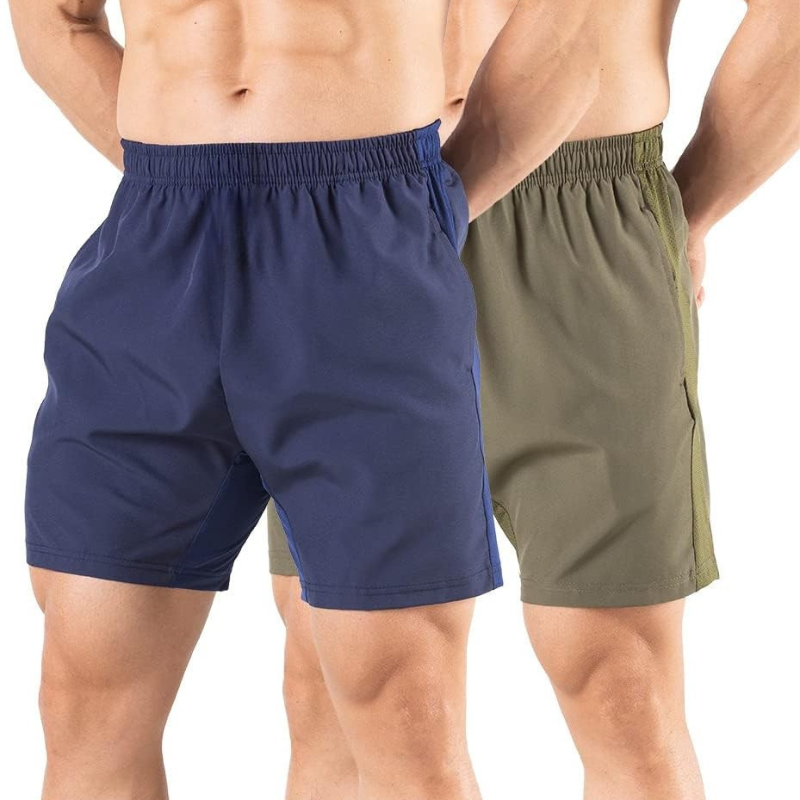 Pack 2 Quick Dry Athletic Shorts –  Comfort and Everyday Wear-Waves And Trunks