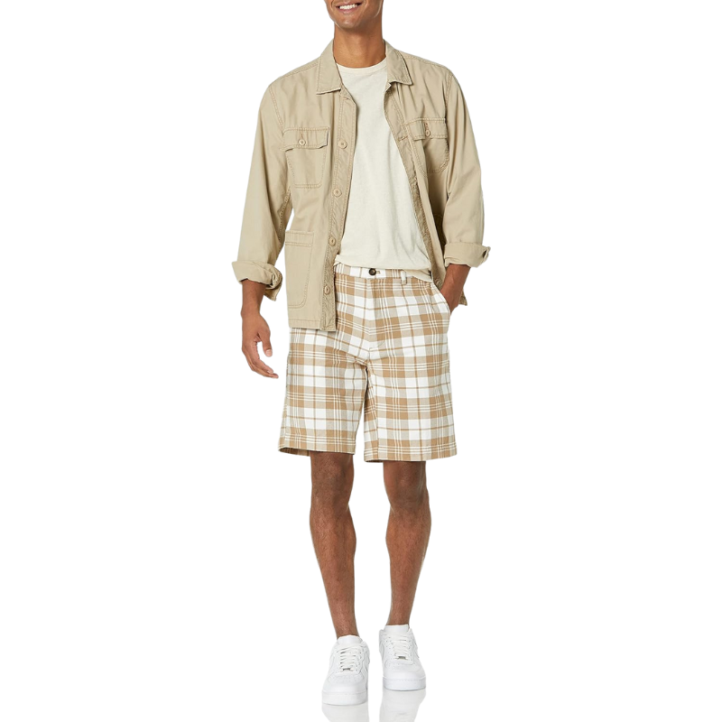 Classic Checkered Chino Shorts – Versatile Style for Every Occasion-Waves And Trunks