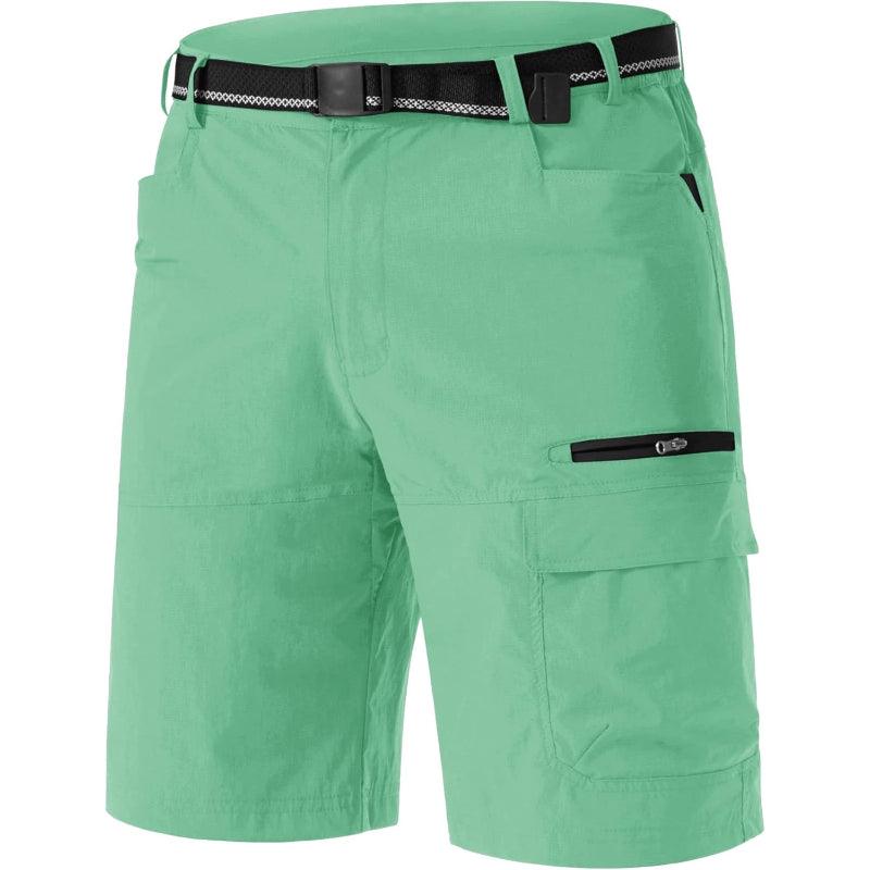 Quick-Dry Cargo Shorts – Lightweight Outdoor Utility with Pockets-Waves And Trunks