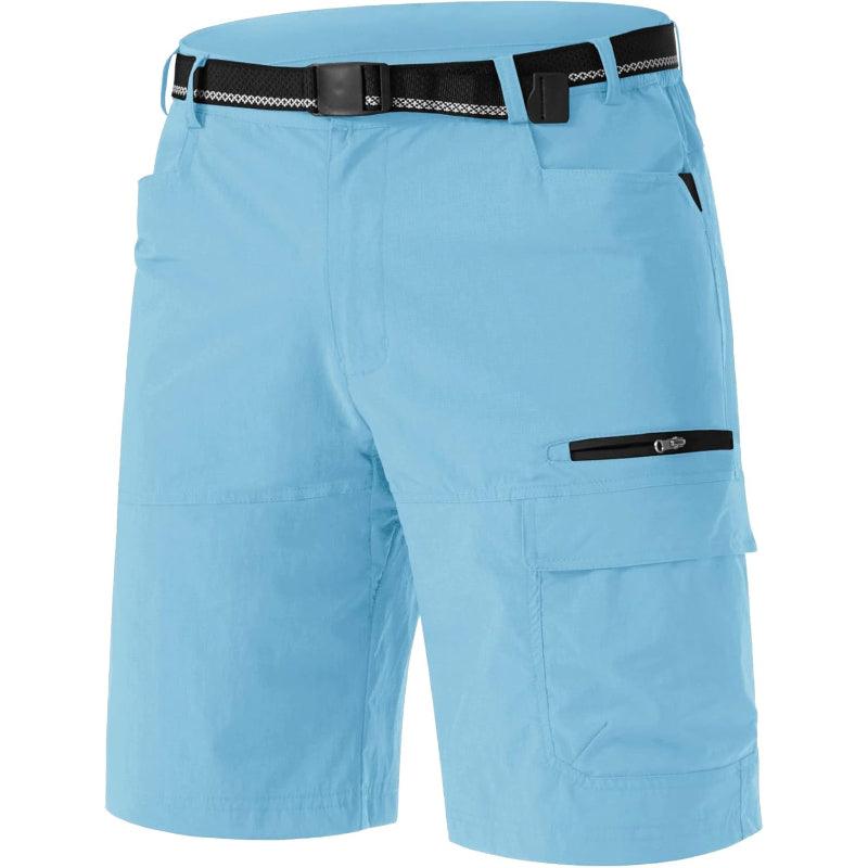 Quick-Dry Cargo Shorts – Lightweight Outdoor Utility with Pockets-Waves And Trunks
