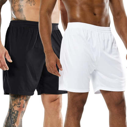 Quick Dry Athletic Shorts 2 Pack – Lightweight and High Performance-Waves And Trunks