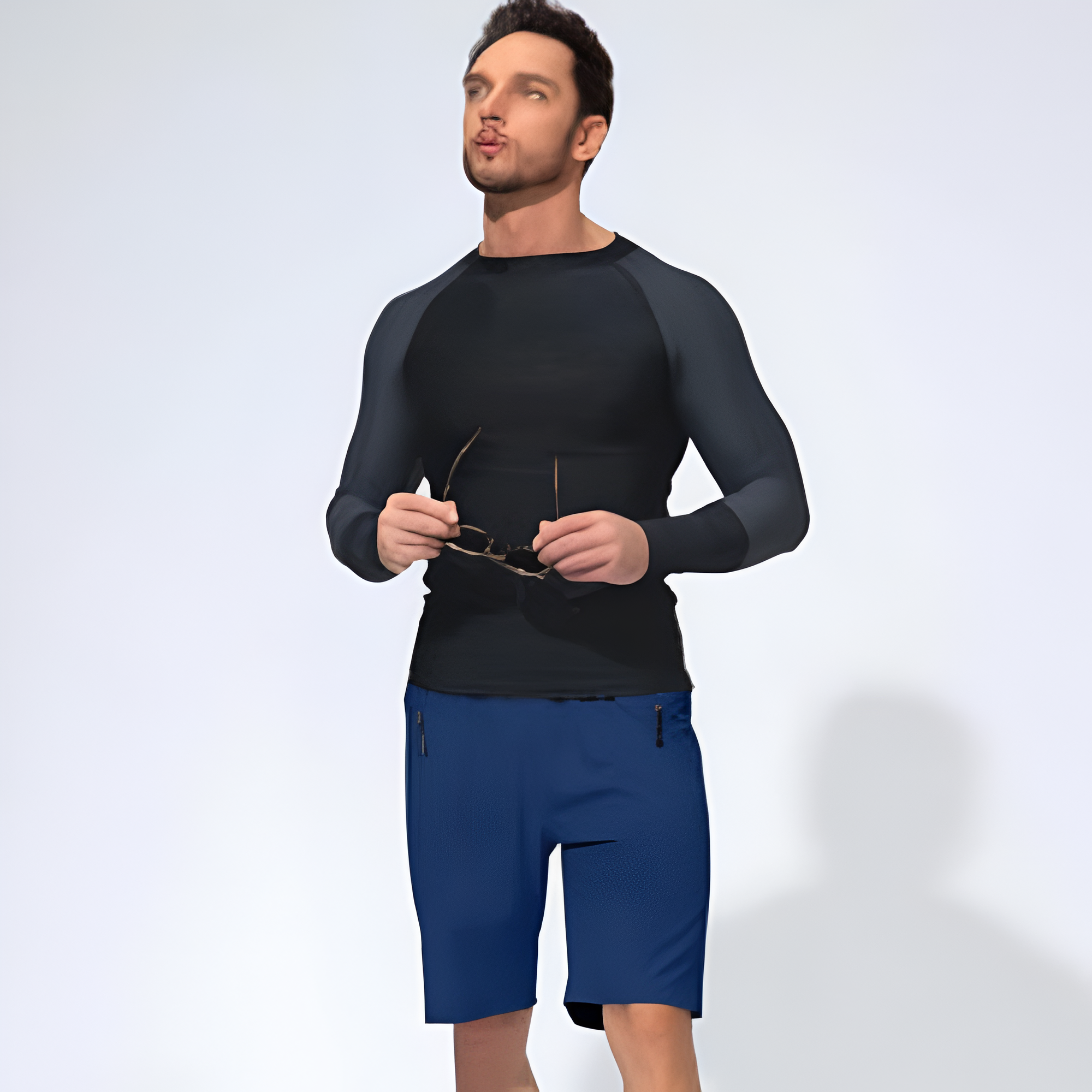 Quick Dry Board Swim Trunks-Waves And Trunks