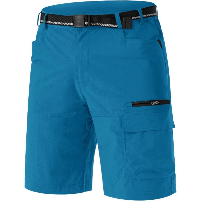 Quick-Dry Cargo Shorts – Lightweight Outdoor Utility with Pockets-Waves And Trunks