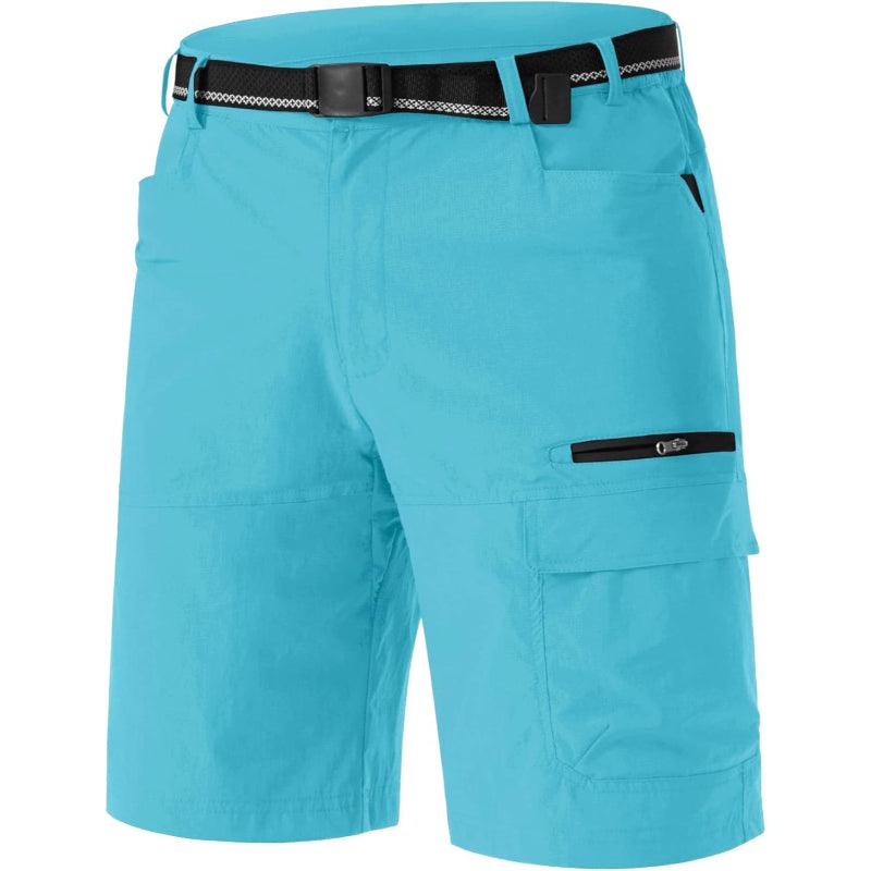 Quick-Dry Cargo Shorts – Lightweight Outdoor Utility with Pockets-Waves And Trunks