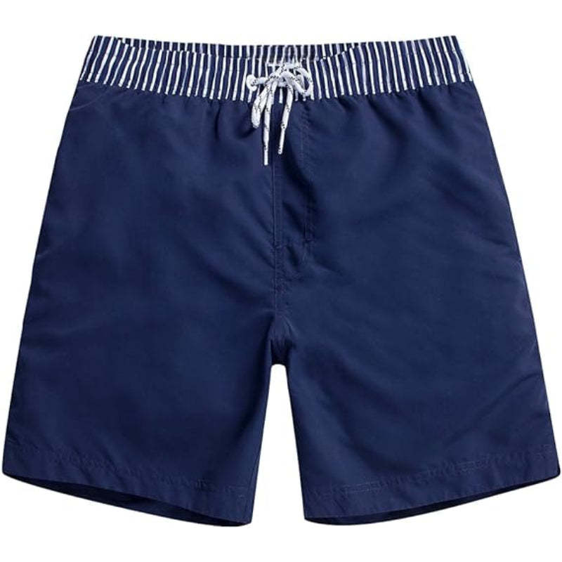 Quick Dry Drawstring Swim Shorts-Waves And Trunks