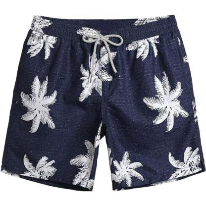 Quick Dry Drawstring Swim Shorts-Waves And Trunks