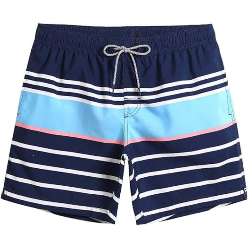 Quick Dry Drawstring Swim Shorts-Waves And Trunks