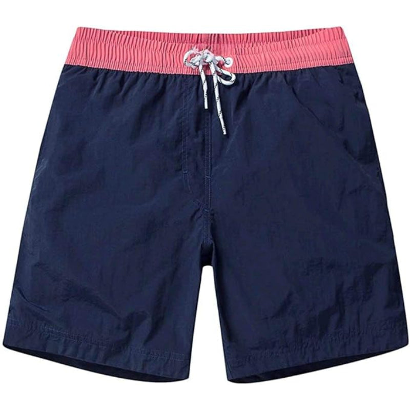 Quick Dry Drawstring Swim Shorts-Waves And Trunks