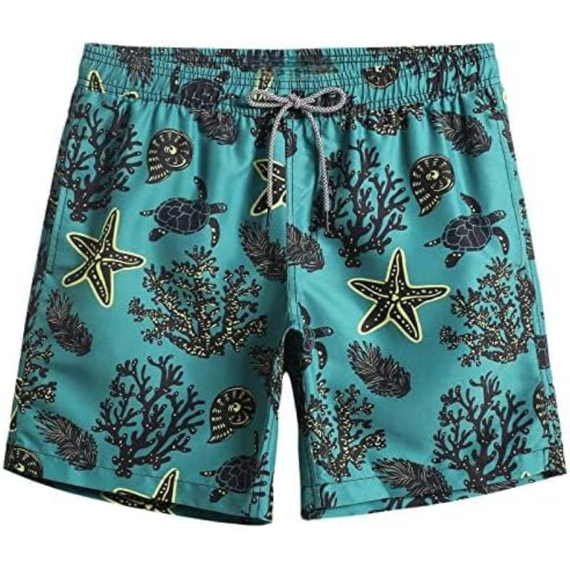 Quick Dry Drawstring Swim Shorts-Waves And Trunks