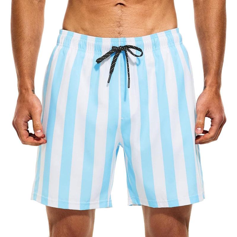 Quick Dry Stripe Swim Shorts – Fast Drying and Stylish Fit-Waves And Trunks