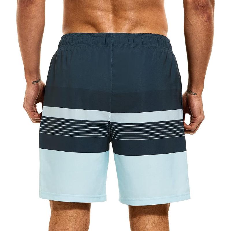 Quick Dry Stripe Swim Shorts – Fast Drying and Stylish Fit-Waves And Trunks