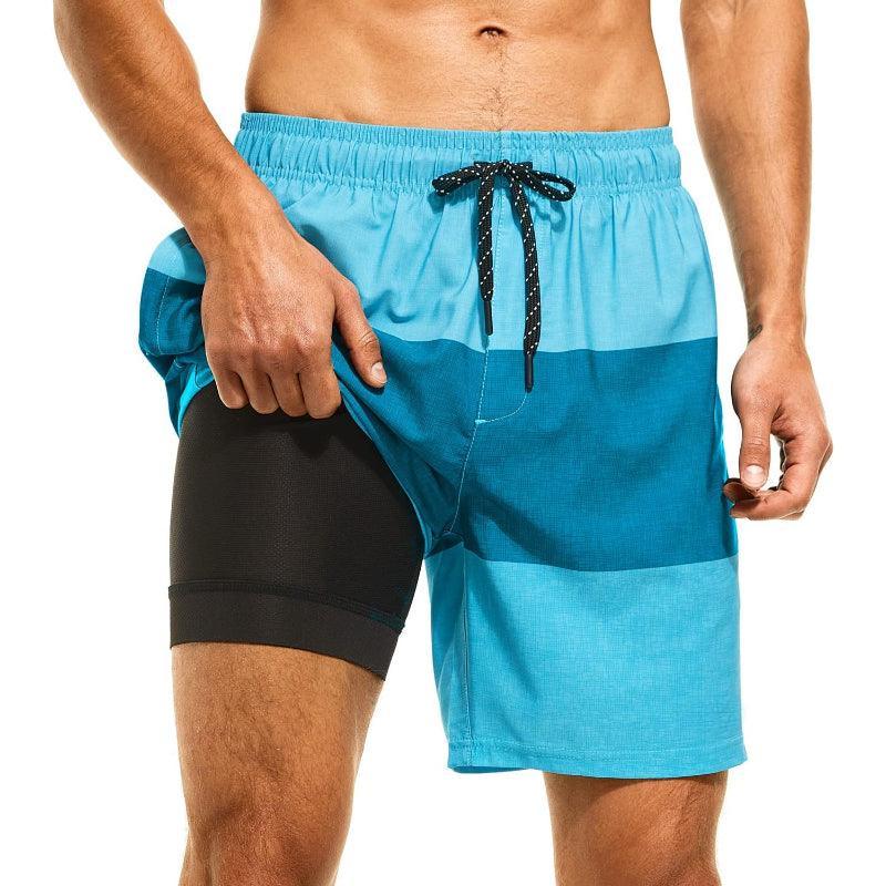 Quick Dry Stripe Swim Shorts – Fast Drying and Stylish Fit-Waves And Trunks