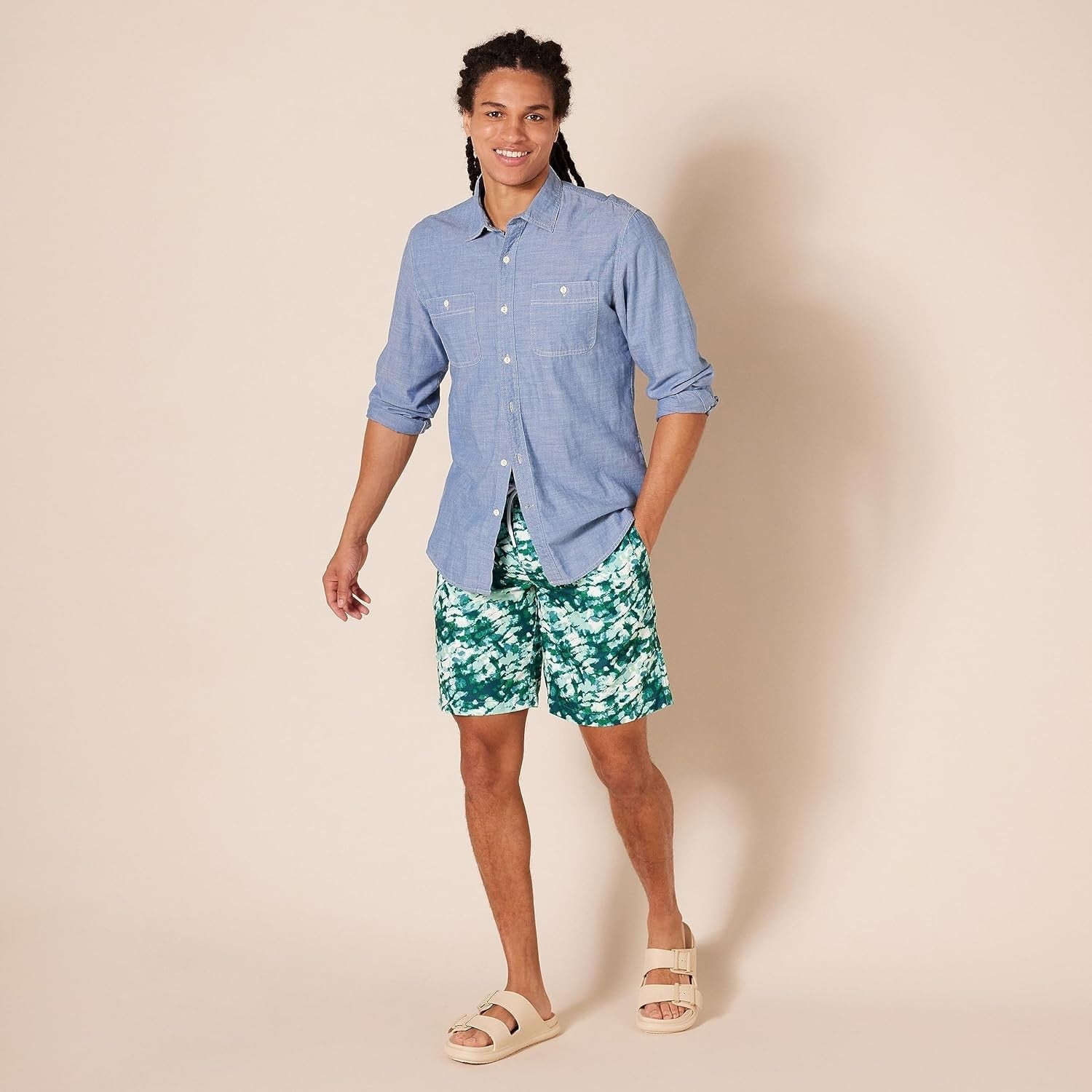 Quick Dry Swim Trunk-Waves And Trunks