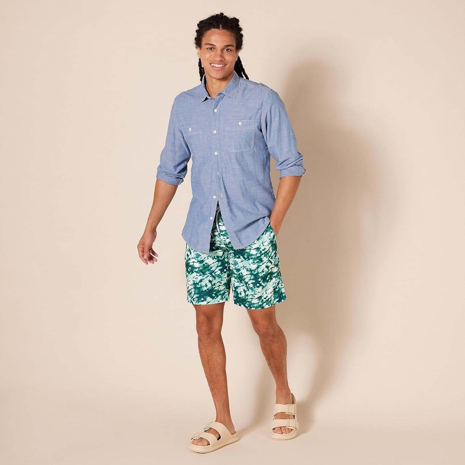 Quick Dry Swim Trunk-Waves And Trunks