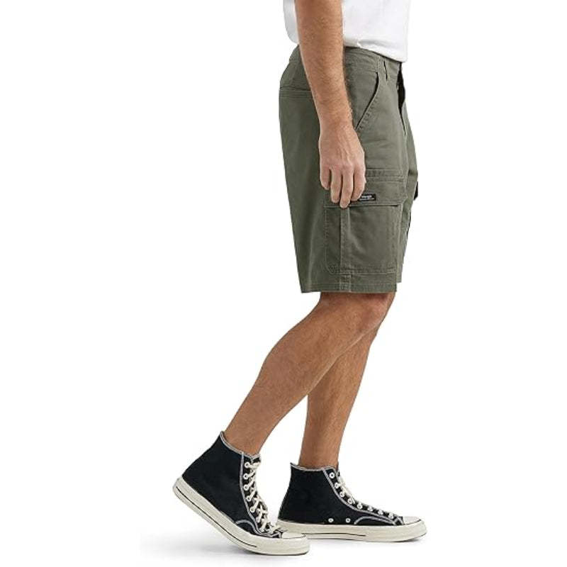 Side Flap Pockets Comfy Cargo Shorts-Waves And Trunks