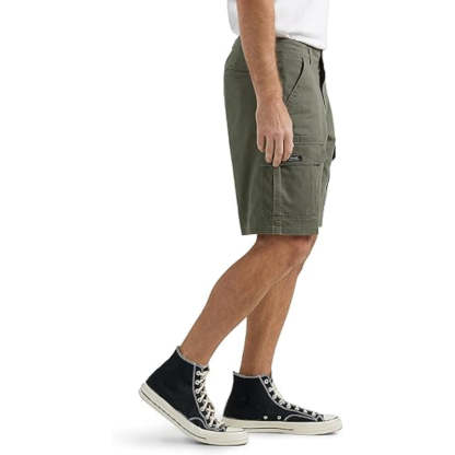 Side Flap Pockets Comfy Cargo Shorts-Waves And Trunks