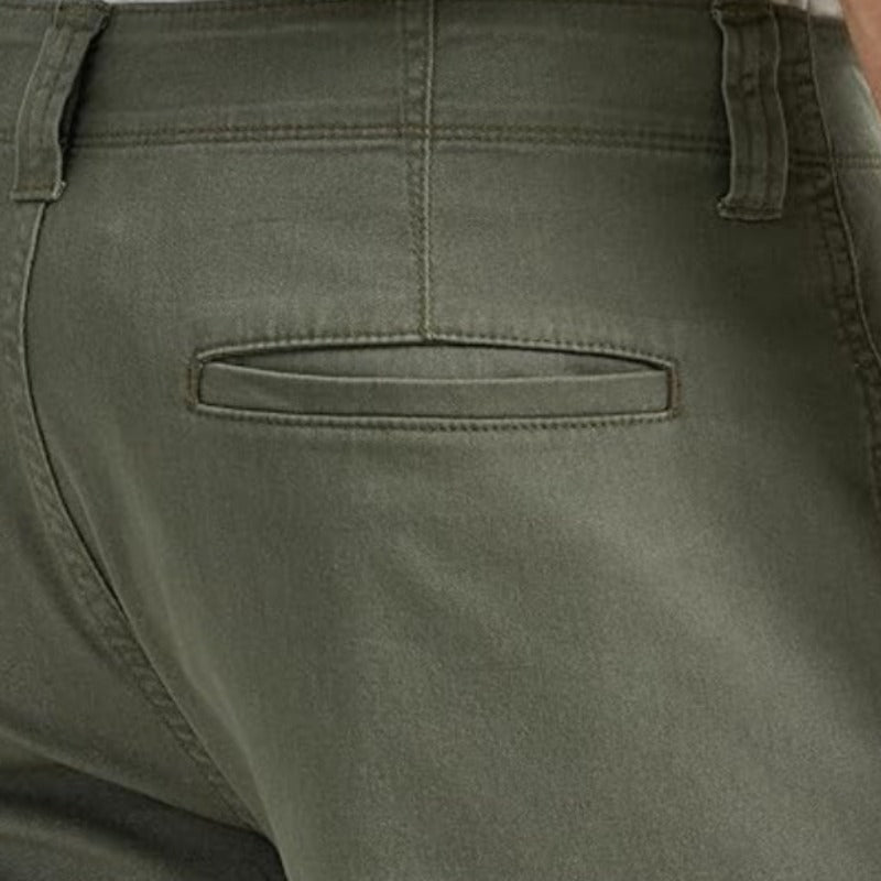 Side Flap Pockets Comfy Cargo Shorts-Waves And Trunks
