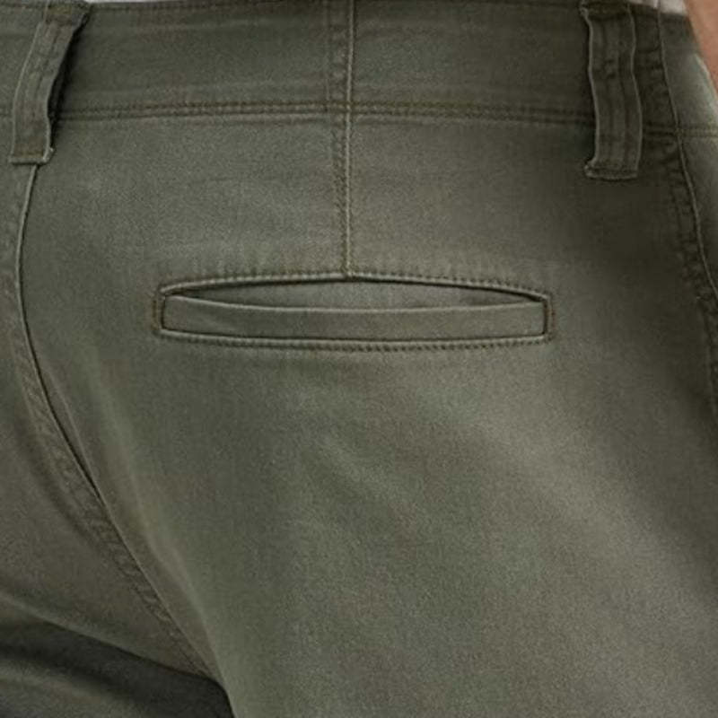 Side Flap Pockets Comfy Cargo Shorts-Waves And Trunks