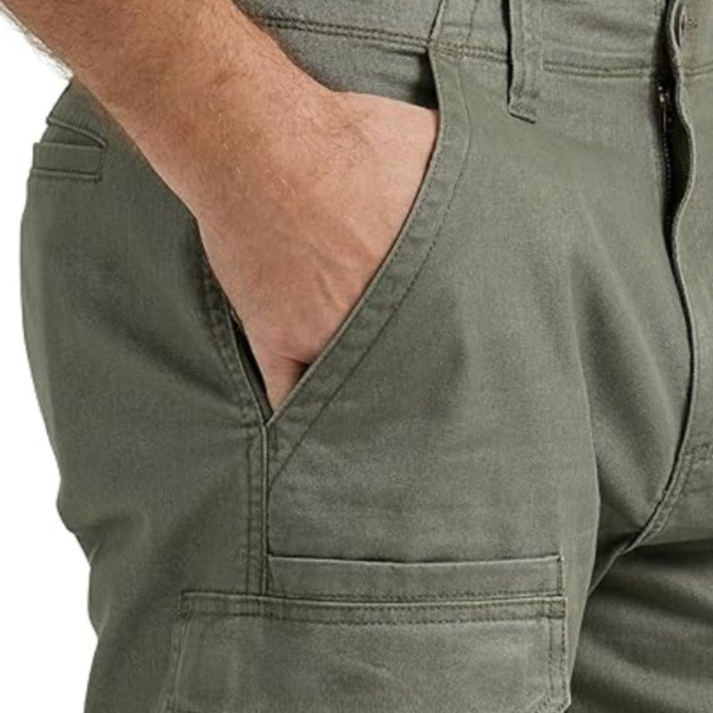 Side Flap Pockets Comfy Cargo Shorts-Waves And Trunks