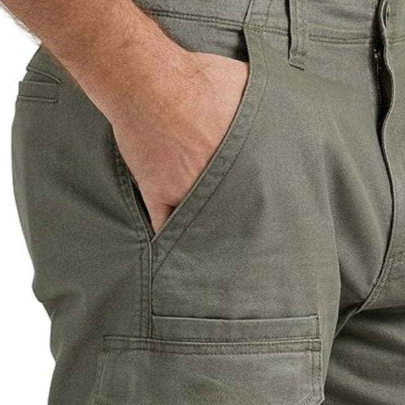 Side Flap Pockets Comfy Cargo Shorts-Waves And Trunks