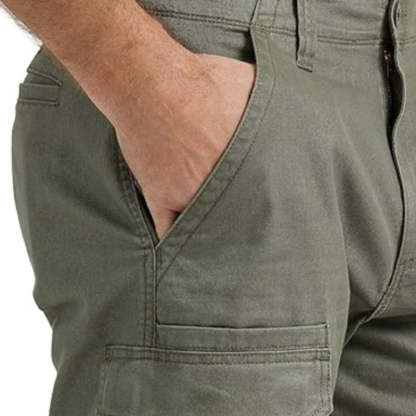 Side Flap Pockets Comfy Cargo Shorts-Waves And Trunks