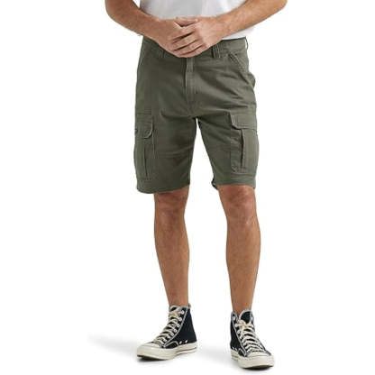 Side Flap Pockets Comfy Cargo Shorts-Waves And Trunks