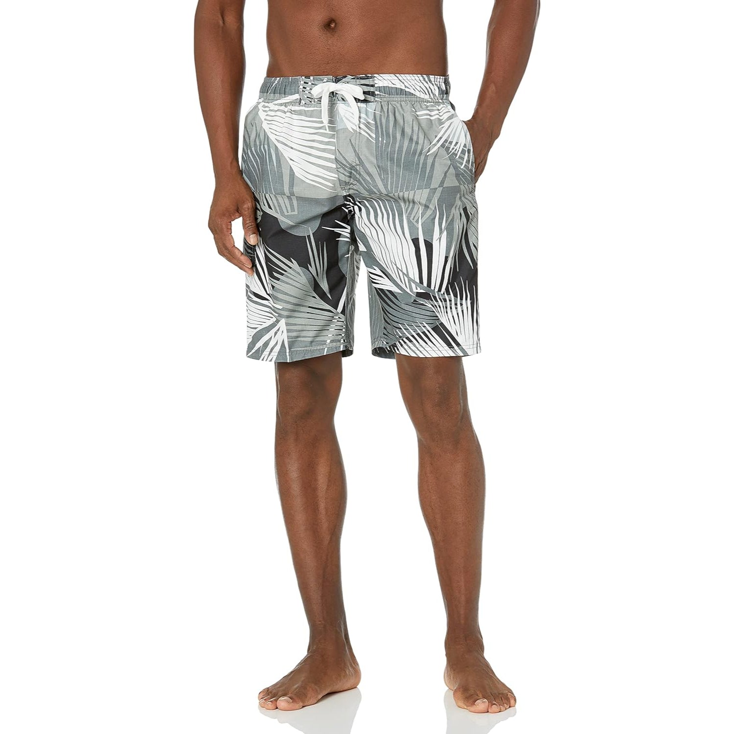 Side Pocketed Drawstring Swim Shorts-Waves And Trunks