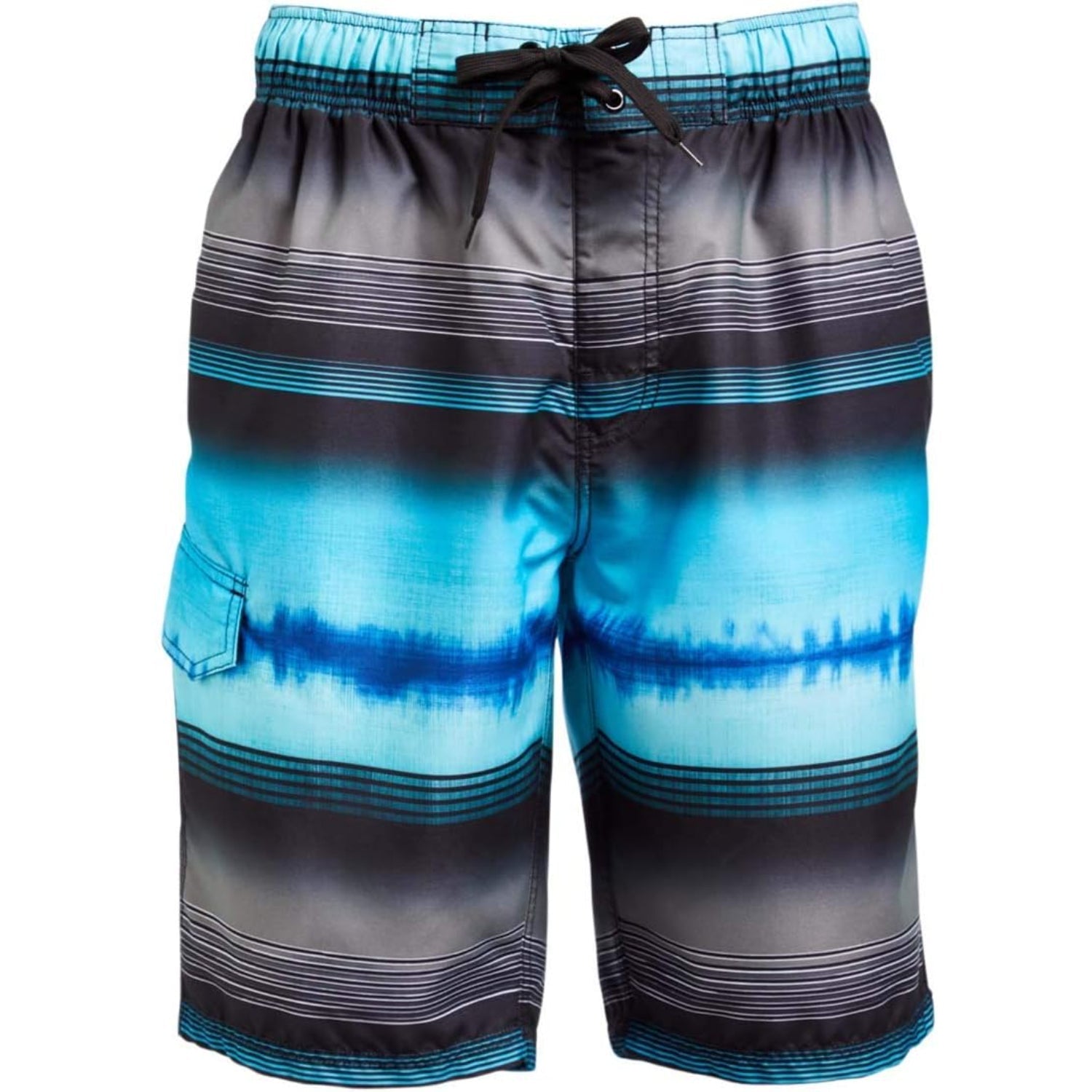 Side Pocketed Drawstring Swim Shorts-Waves And Trunks