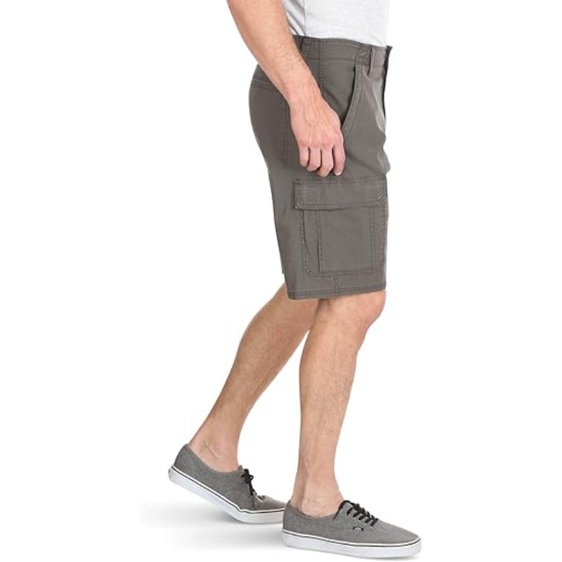 Side Pockets Comfy Cargo Shorts-Waves And Trunks