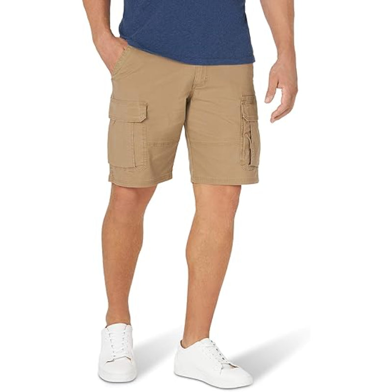 Side Pockets Comfy Cargo Shorts-Waves And Trunks