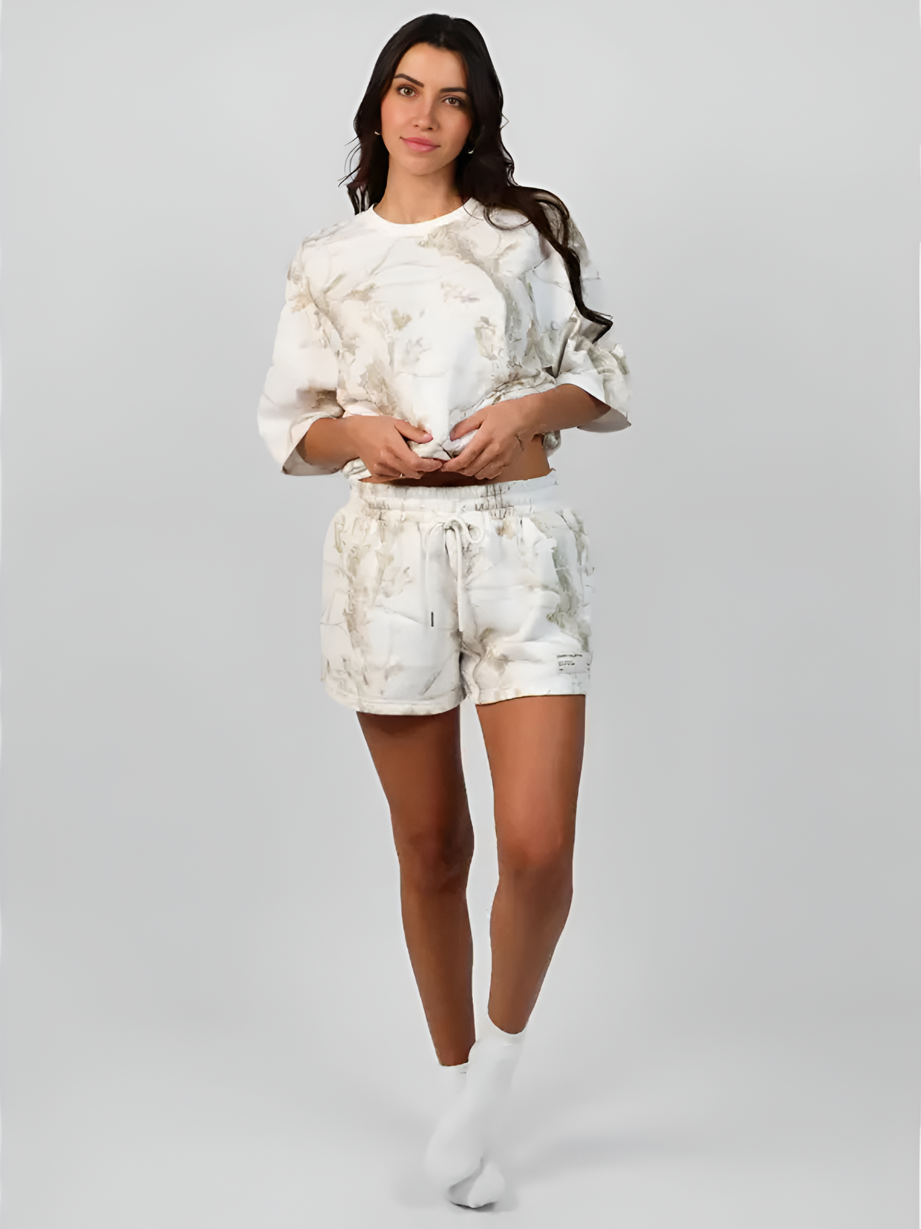 Soft Summer Style Camo Shorts For Women