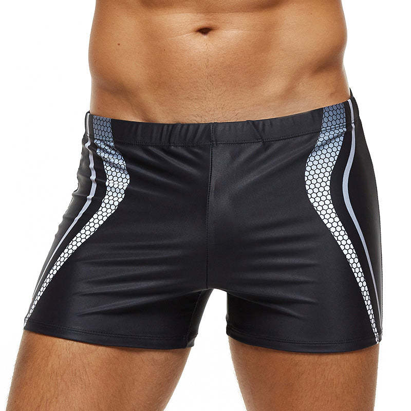 Sports Black Summer Brief-Waves And Trunks