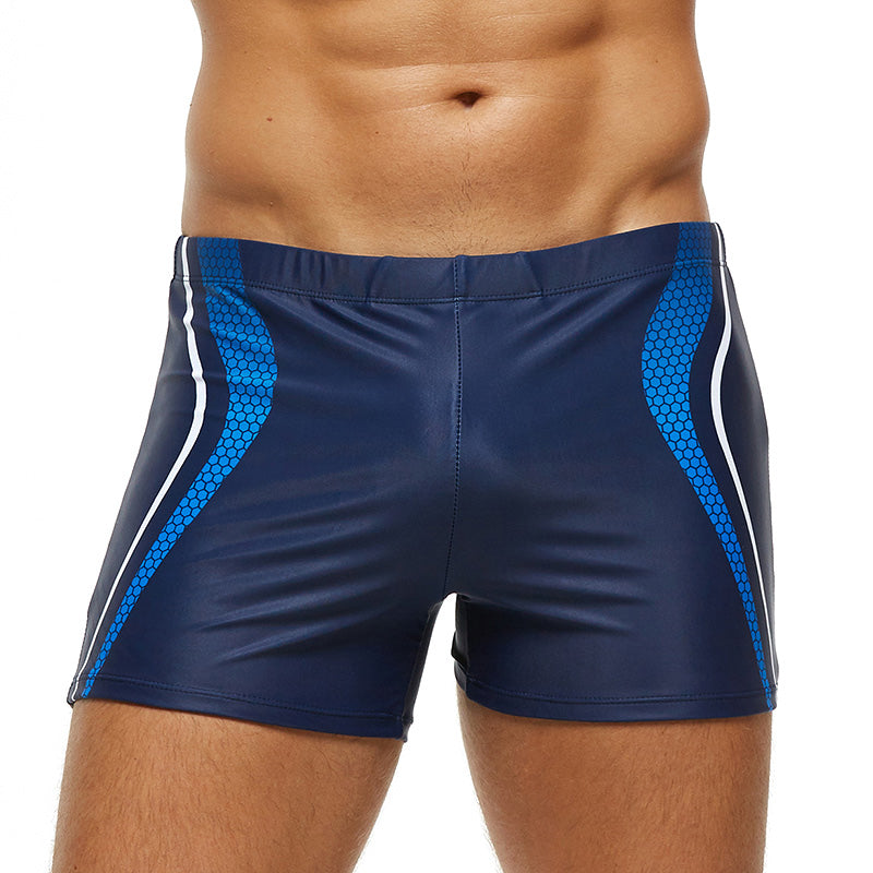 Sports Blue Summer Brief-Waves And Trunks