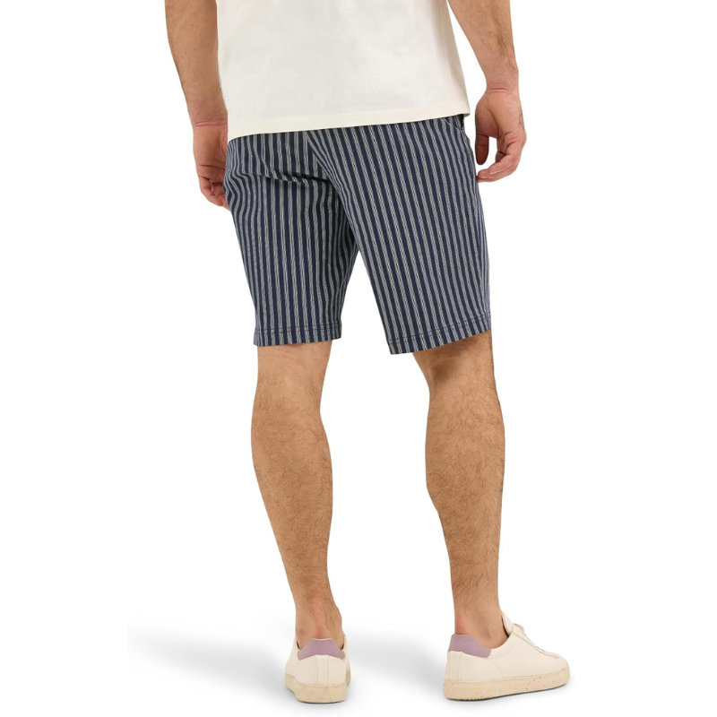 Striped Casual Flat Front Shorts – Lightweight and Stylish-Waves And Trunks