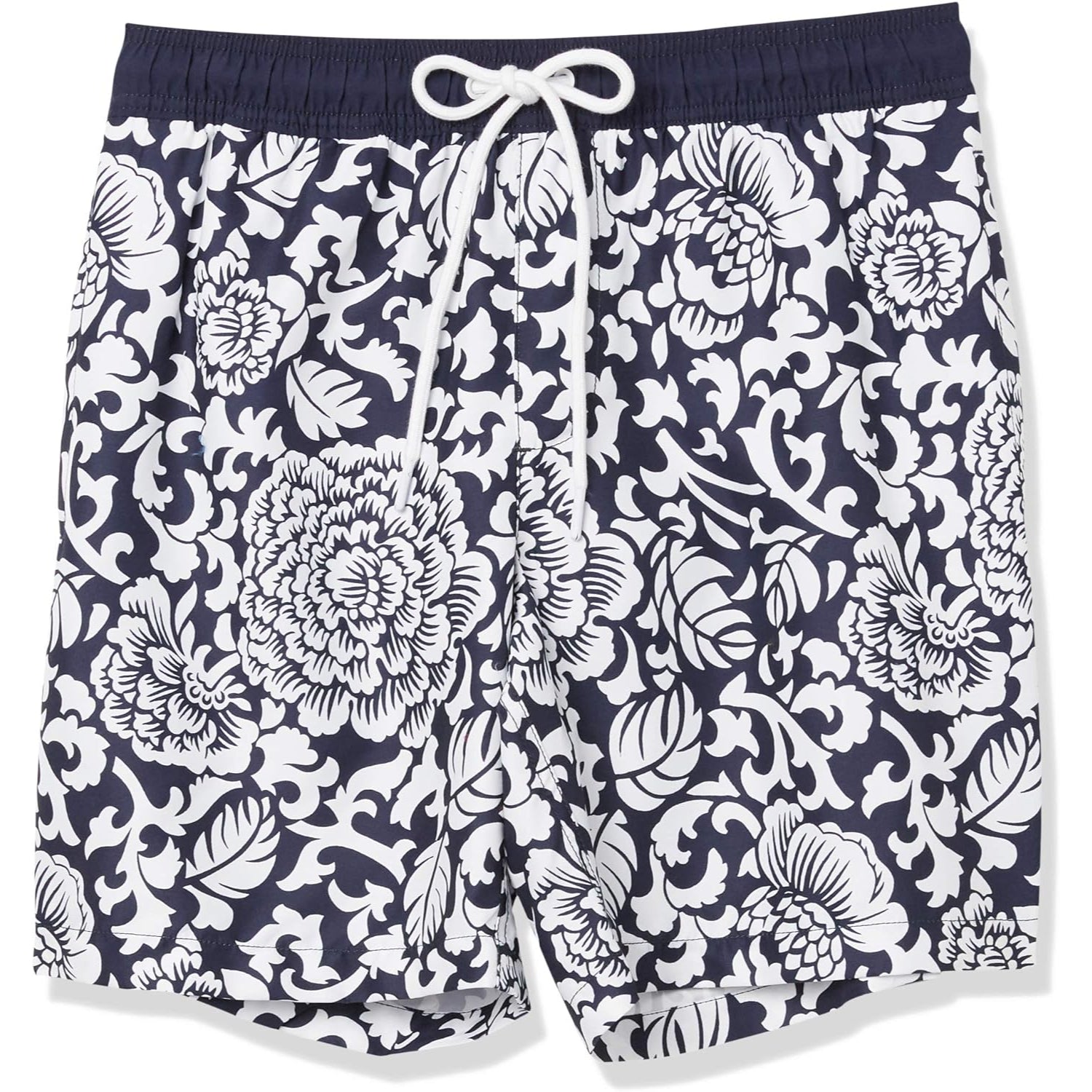 Quick Dry Swim Trunks With Mesh Liner-Waves And Trunks