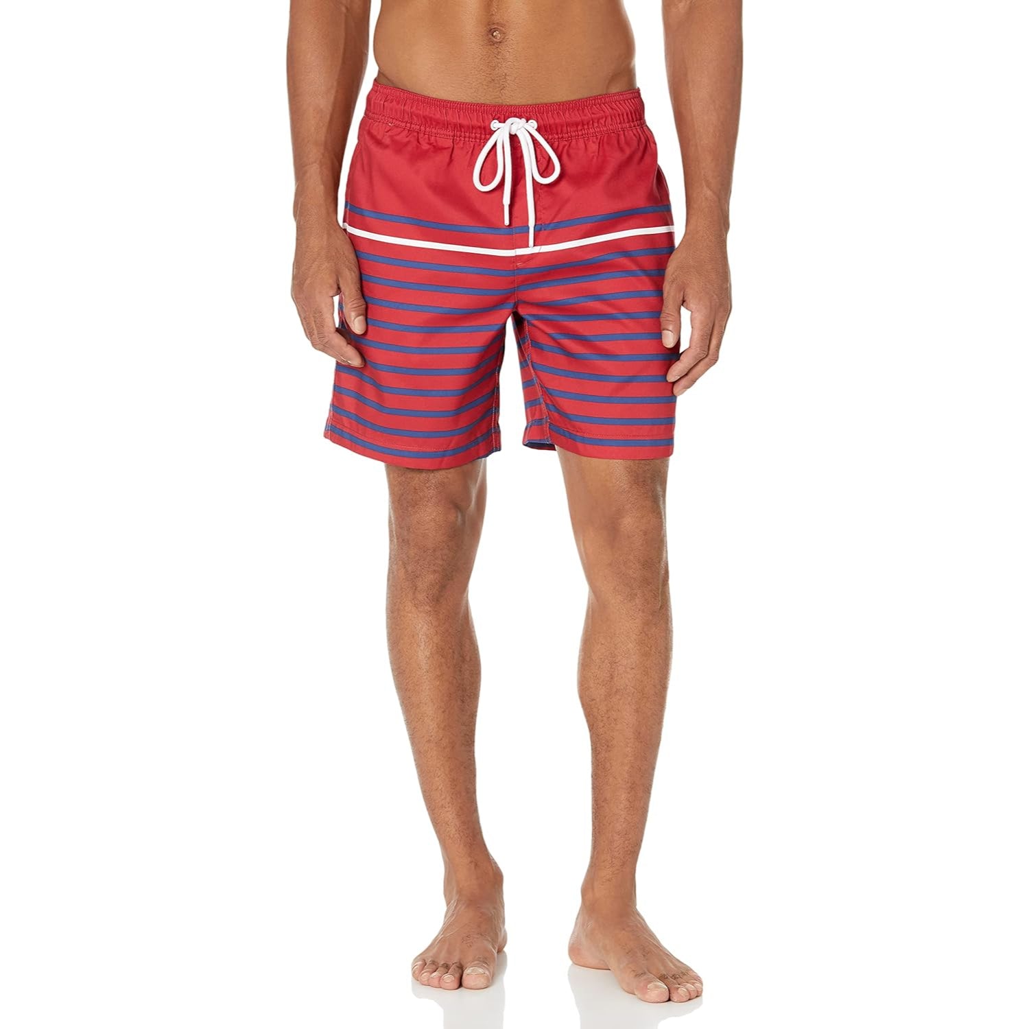 Quick Dry Swim Trunks With Mesh Liner-Waves And Trunks