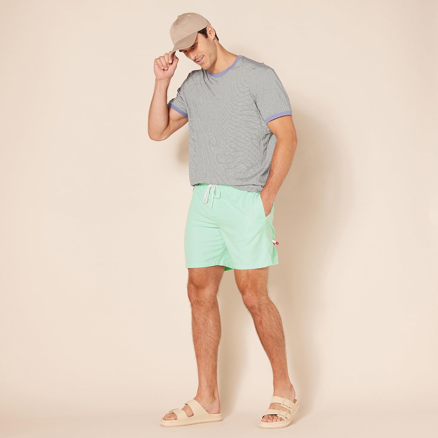 Striped Quick Dry Trunks-Waves And Trunks