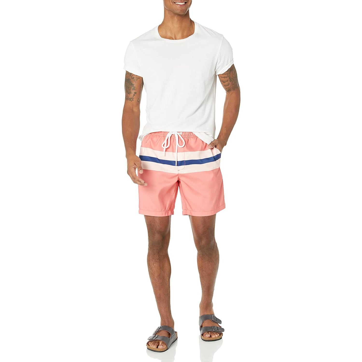 Striped Quick Dry Trunks-Waves And Trunks