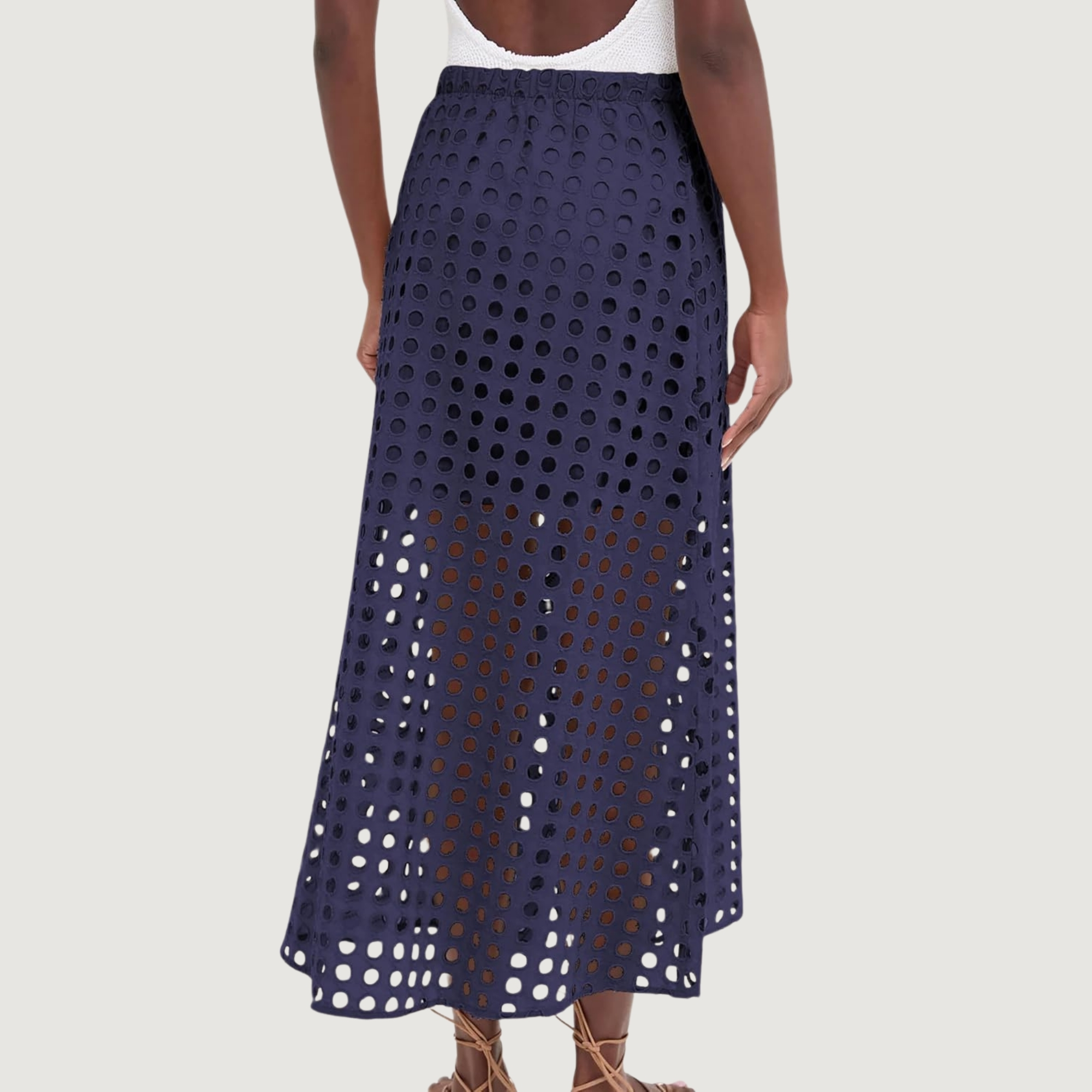 Summer Beach Maxi Skirt With Underneath For Women