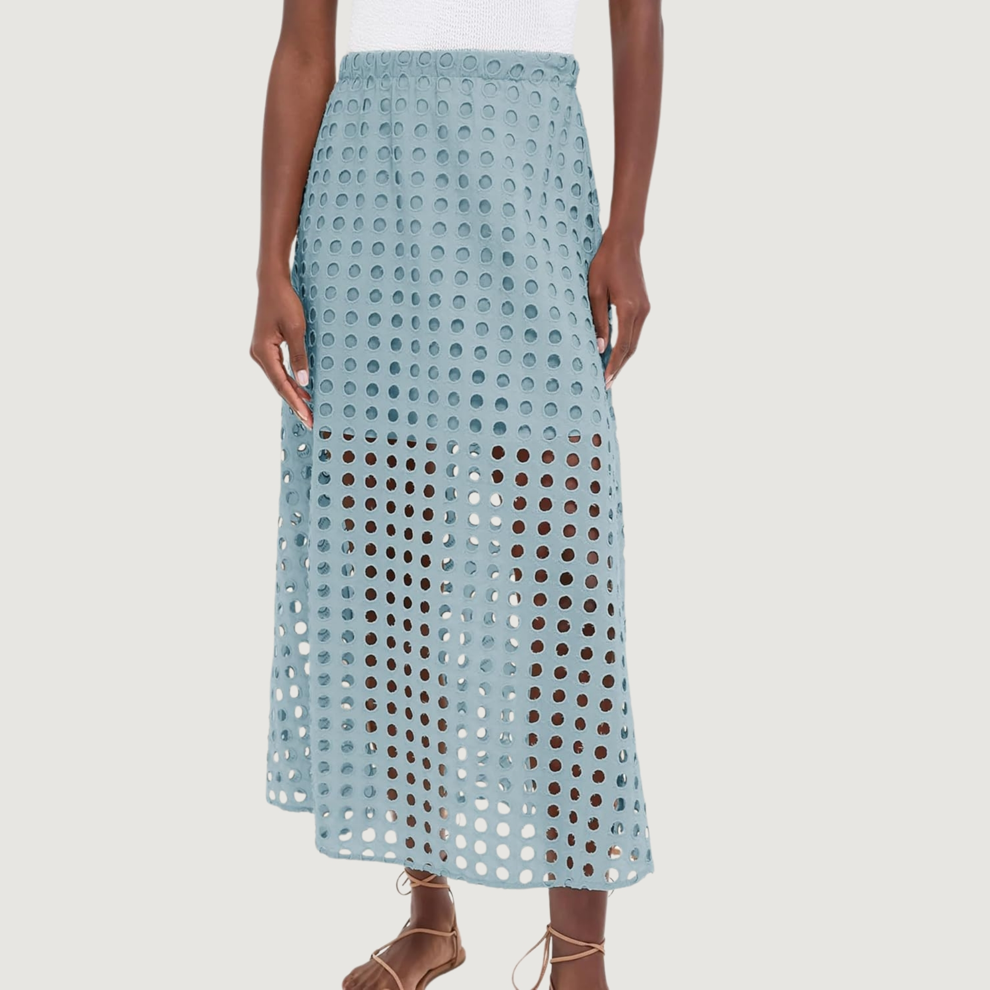 Summer Beach Maxi Skirt With Underneath For Women