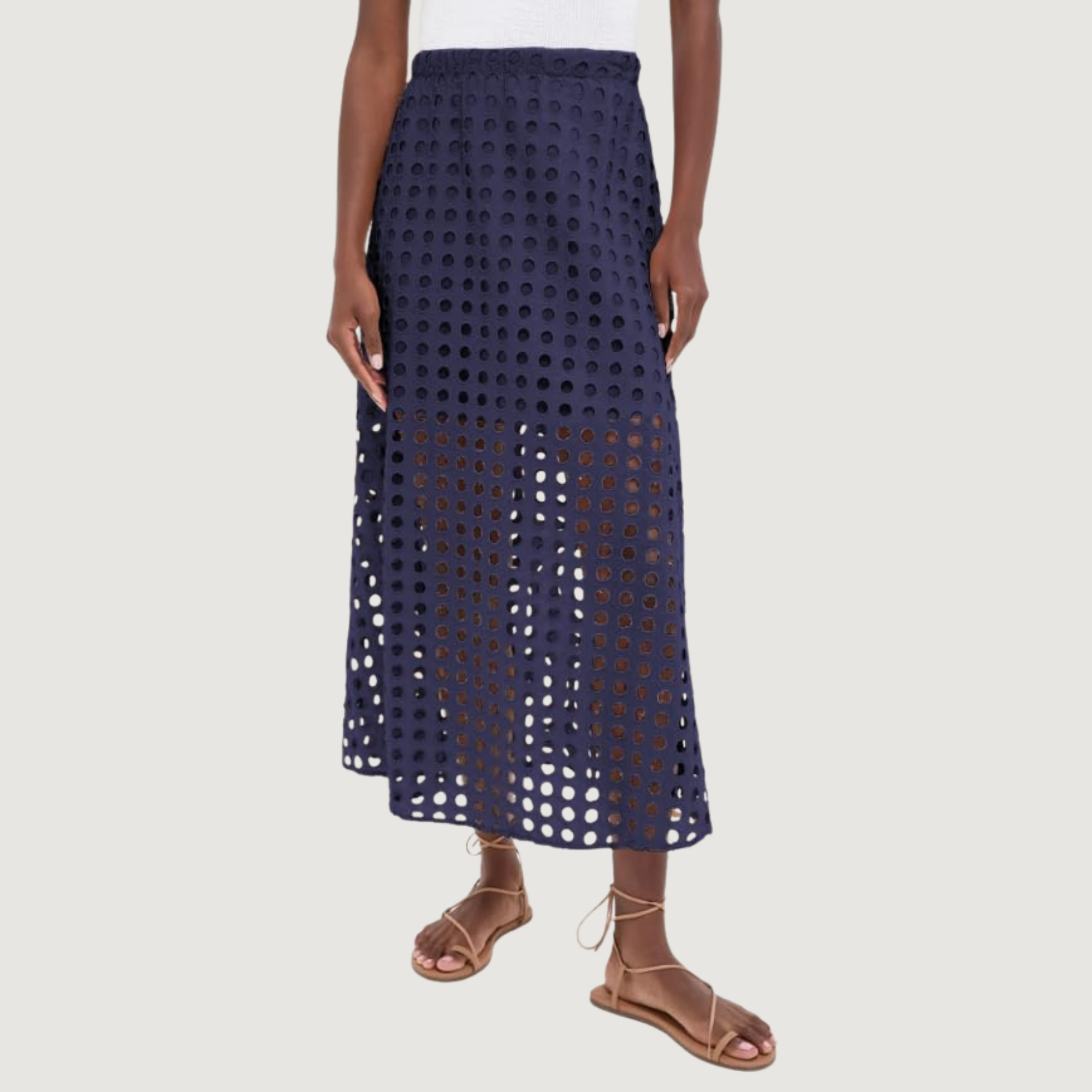 Summer Beach Maxi Skirt With Underneath For Women