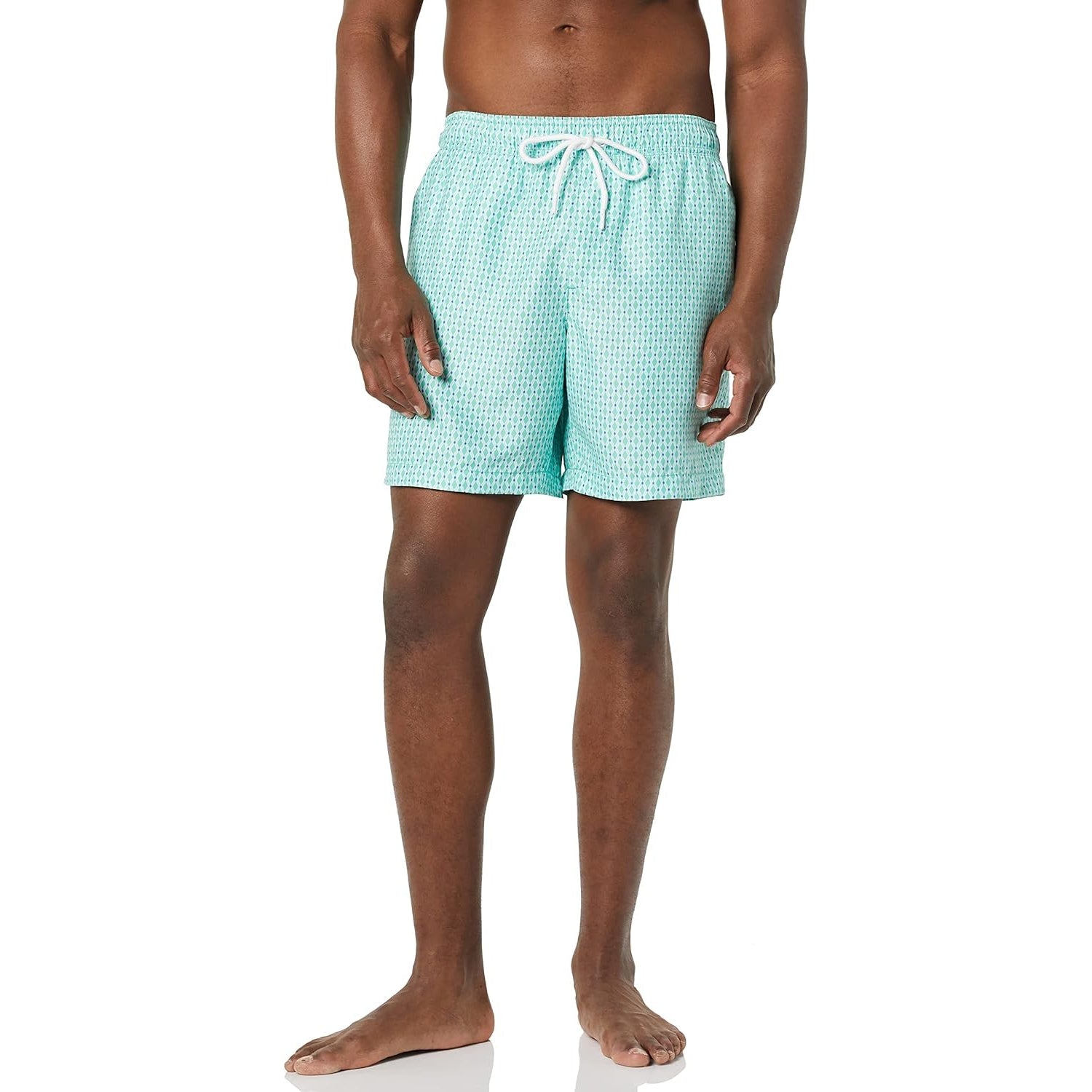 Swim Shorts With Adjustable Drawstring-Waves And Trunks