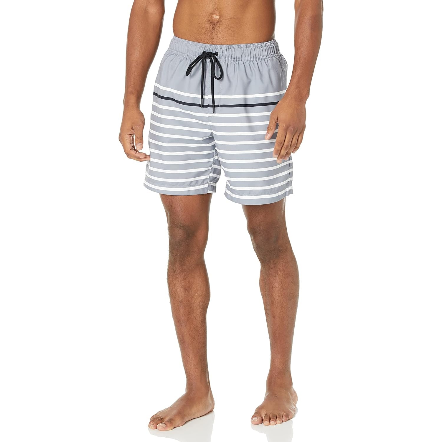 Swim Shorts With Adjustable Drawstring-Waves And Trunks