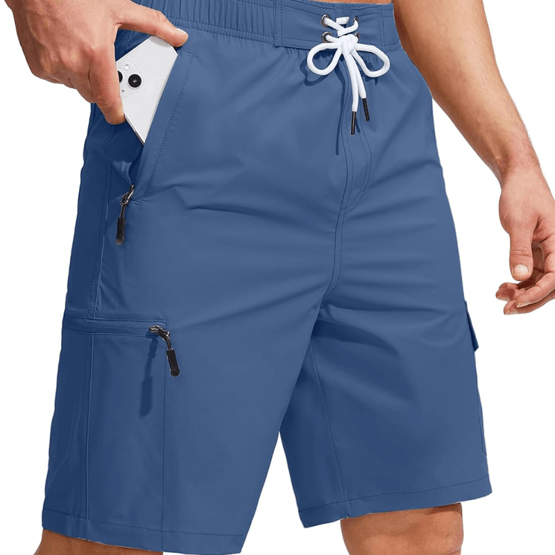 Swim Trunks Quick-Dry Board Shorts – Lightweight Wear With 5 Pockets-Waves And Trunks