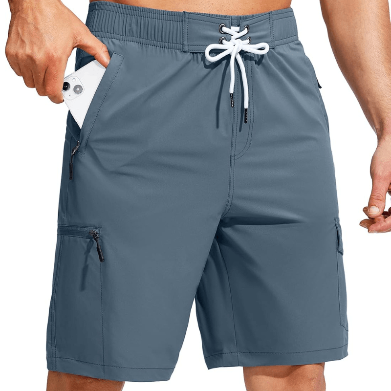 Swim Trunks Quick-Dry Board Shorts – Lightweight Wear With 5 Pockets-Waves And Trunks