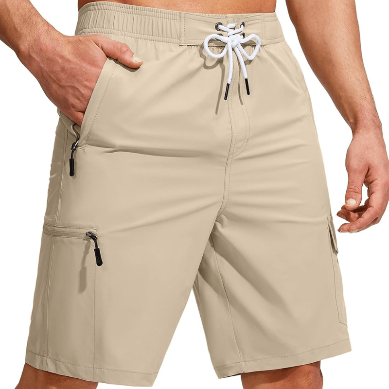 Swim Trunks Quick-Dry Board Shorts – Lightweight Wear With 5 Pockets-Waves And Trunks
